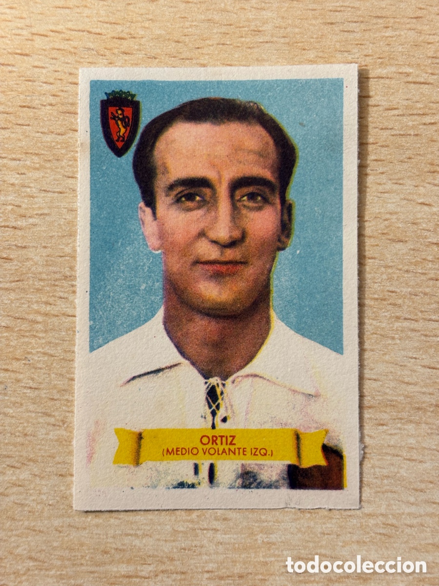 Cromos de F&uacute;tbol: Ortiz Real Zaragoza Ed. Bruguera Campeones 1949-50 nuevo sin pegar