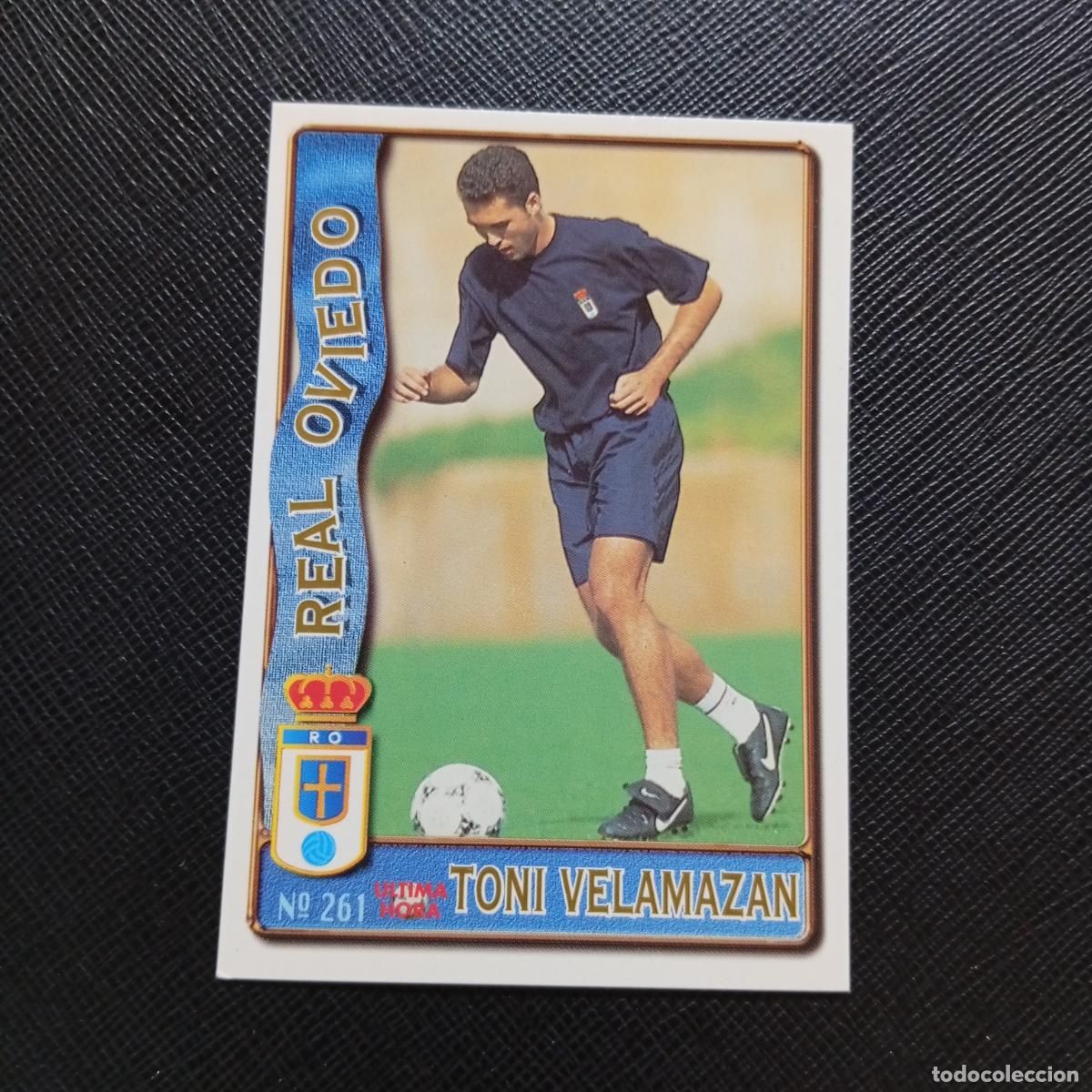 Cromos de F&uacute;tbol: 261 TONI VELAMAZAN OVIEDO MUNDICROMO 1996 1997 CROMO FUTBOL LIGA 96 97 - A206 PG39 ULTIMA HORA