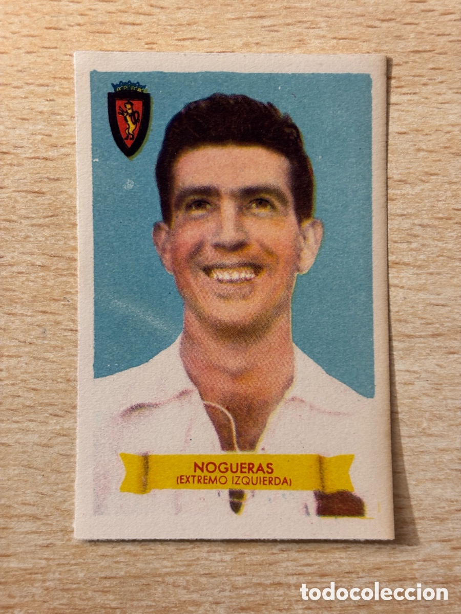 Cromos de Futebol: Nogueras Real Zaragoza Ed. Bruguera Campeones 1949-50 nuevo sin pegar