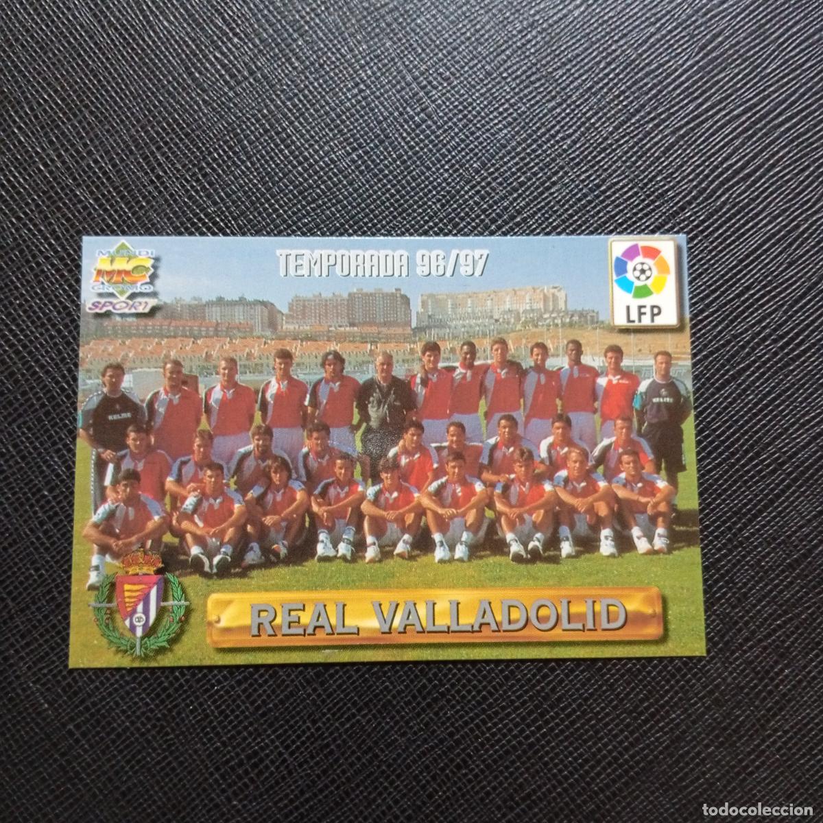 Cromos de F&uacute;tbol: 271 PLANTILLA VALLADOLID MUNDICROMO 1996 1997 CROMO FUTBOL LIGA 96 97 - A206 PG40 PLATA B