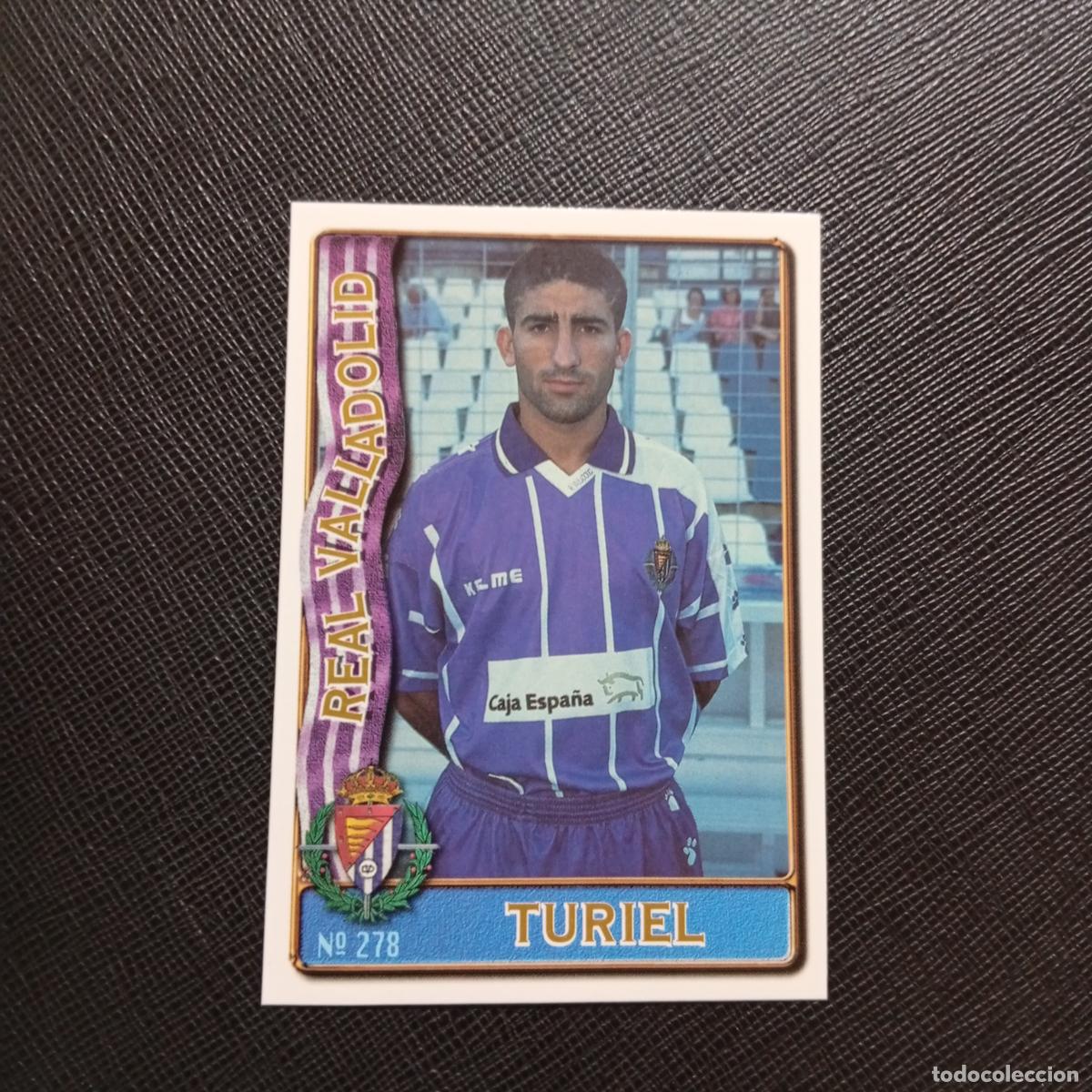 Cromos de F&uacute;tbol: 278 TURIEL VALLADOLID MUNDICROMO 1996 1997 CROMO FUTBOL LIGA 96 97 - A206 PG42