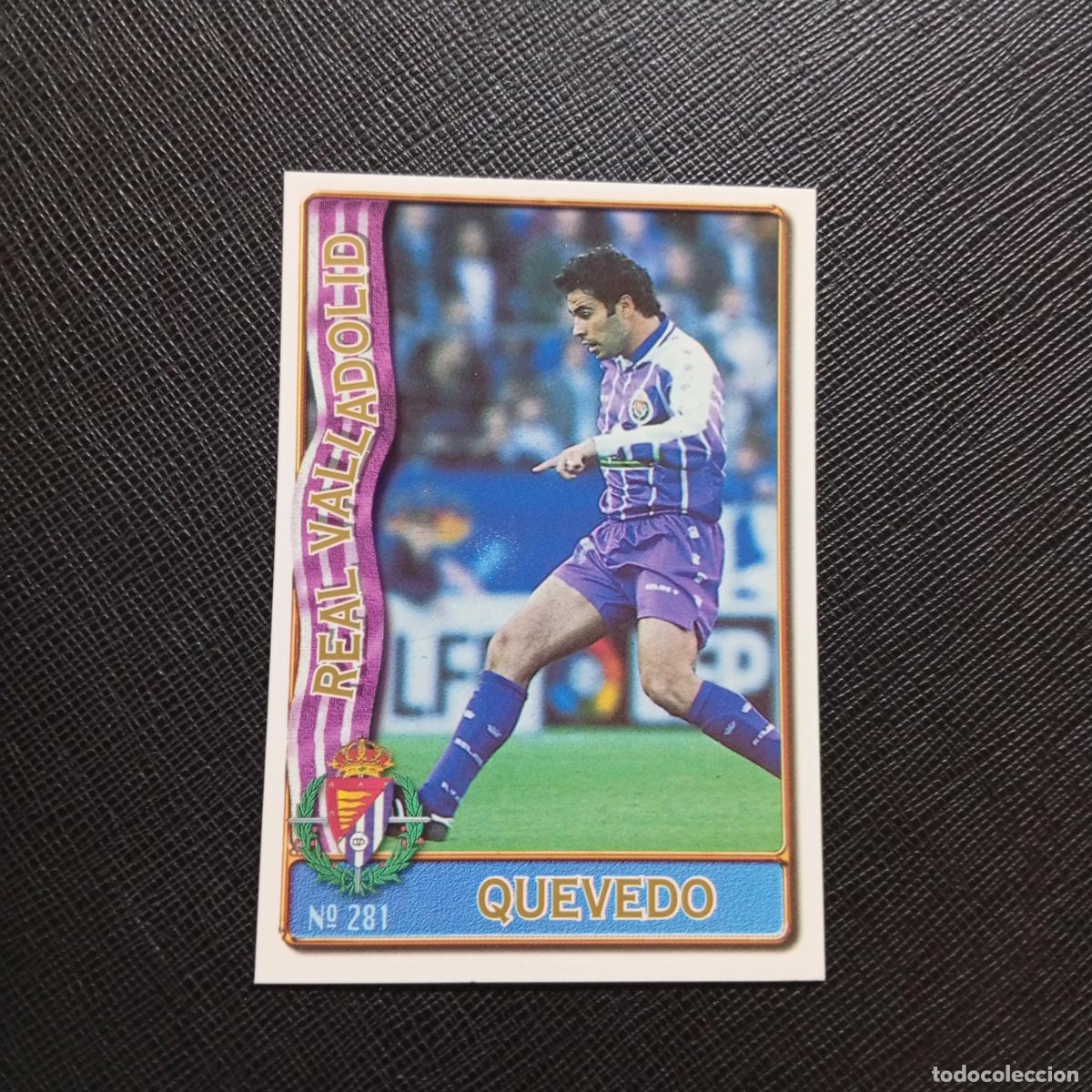 Cromos de F&uacute;tbol: 281 QUEVEDO VALLADOLID MUNDICROMO 1996 1997 CROMO FUTBOL LIGA 96 97 - A206 PG42