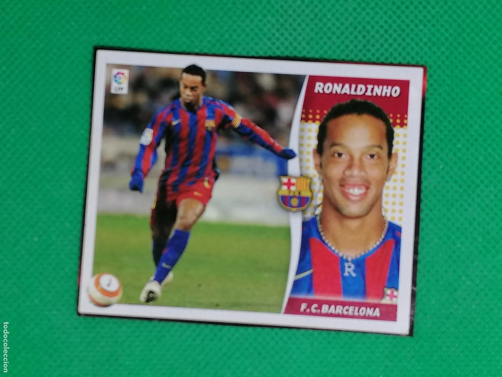 Fu&szlig;ball-Sticker: RONALDINHO BARCELONA - RECORTADO LEER ⚽ PANINI LIGA ESTE 06 07 2006 2007 ⚽