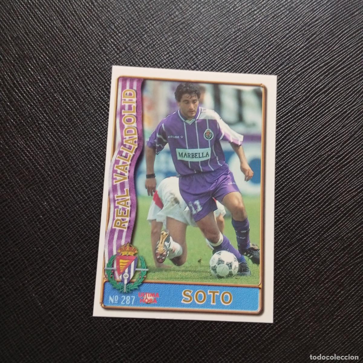 Cromos de F&uacute;tbol: 287 SOTO VALLADOLID MUNDICROMO 1996 1997 CROMO FUTBOL LIGA 96 97 - A206 PG43 ULTIMA HORA