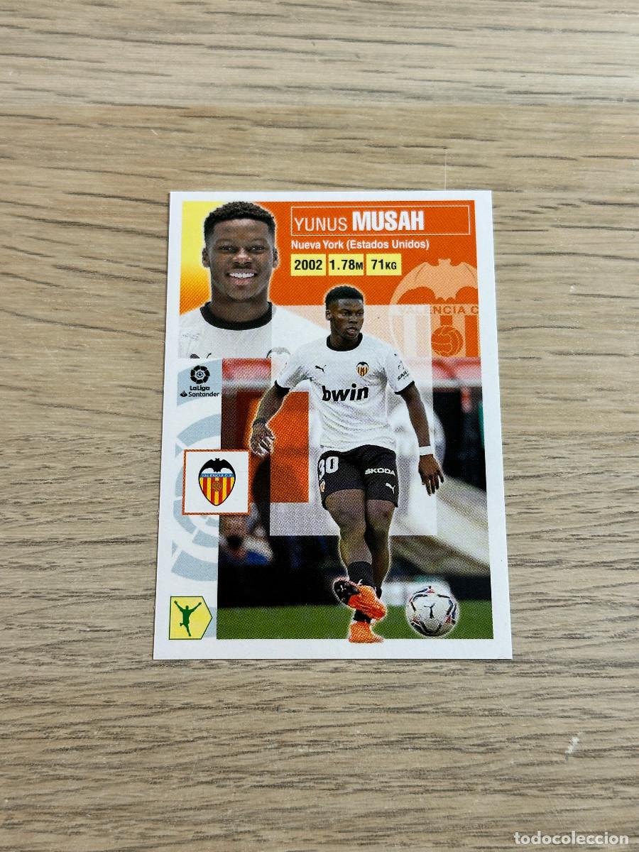 Cromos de F&uacute;tbol: MUSAH n&ordm; 18 BIS COLOCA VALENCIA LIGA ESTE 2020 2021 SIN PEGAR NUEVO 20 21