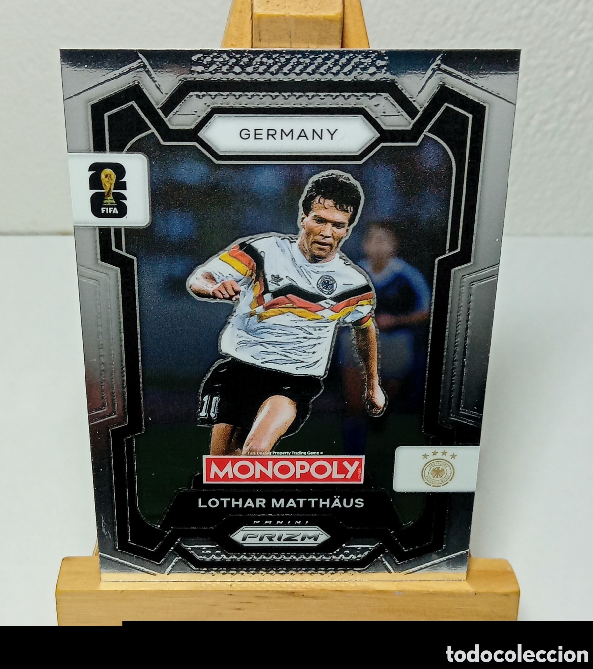 Cromos de F&uacute;tbol: LOTHAR MATTH&Auml;US 2026 ALEMANIA MONOPOLY PRIZM PANINI.