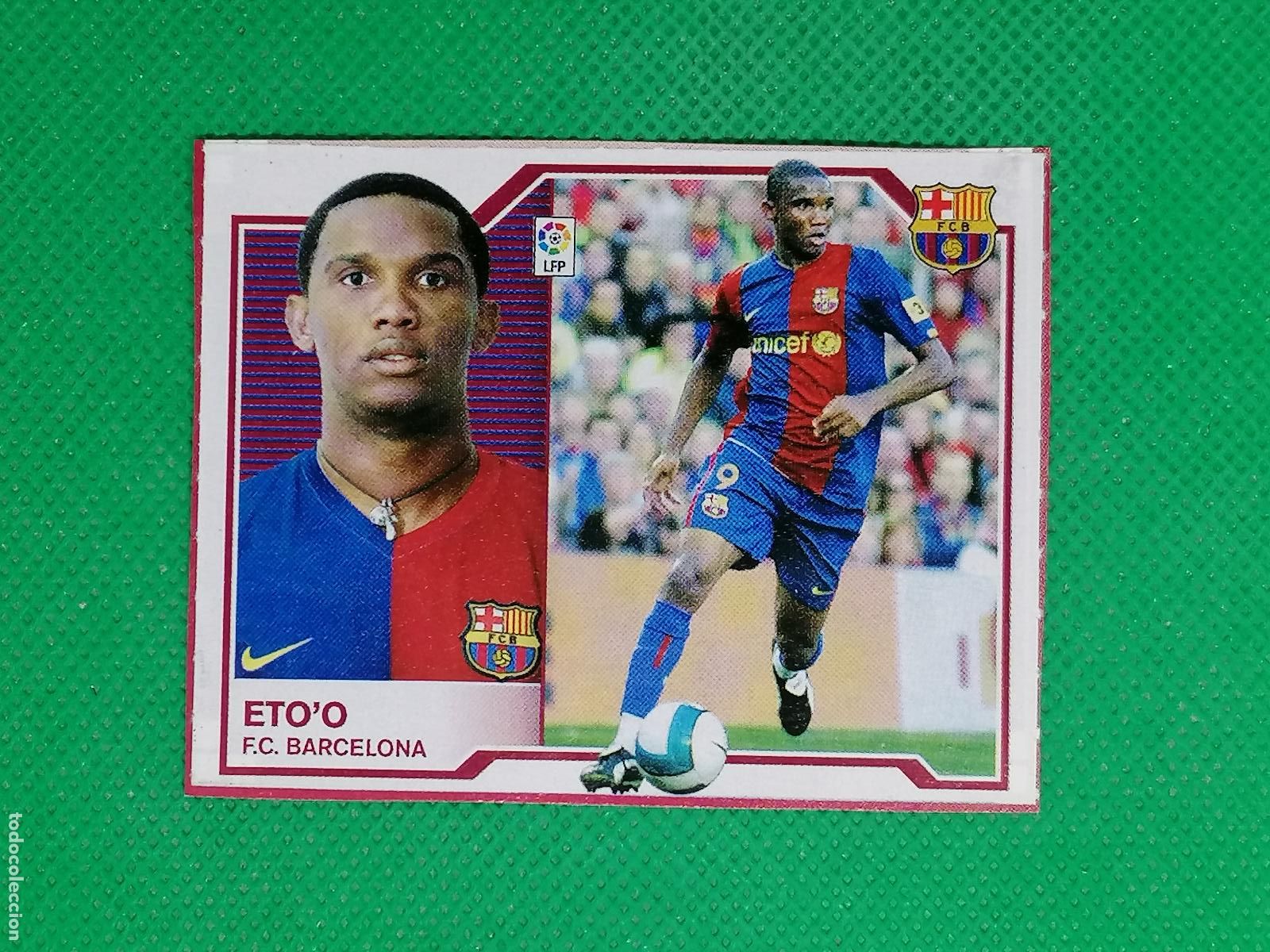 Cromos de F&uacute;tbol: ETO&acute;O BARCELONA - RECORTADO LEER ⚽ PANINI LIGA ESTE 07 08 2007 2008 ⚽