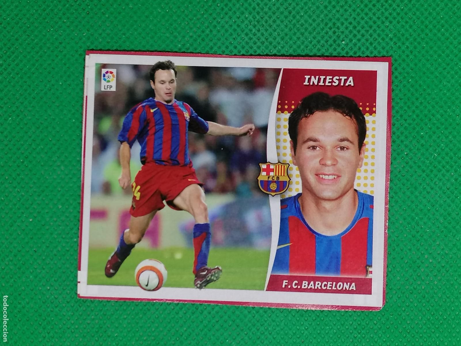 Fu&szlig;ball-Sticker: INIESTA BARCELONA - RECORTADO LEER ⚽ PANINI LIGA ESTE 06 07 2006 2007 ⚽