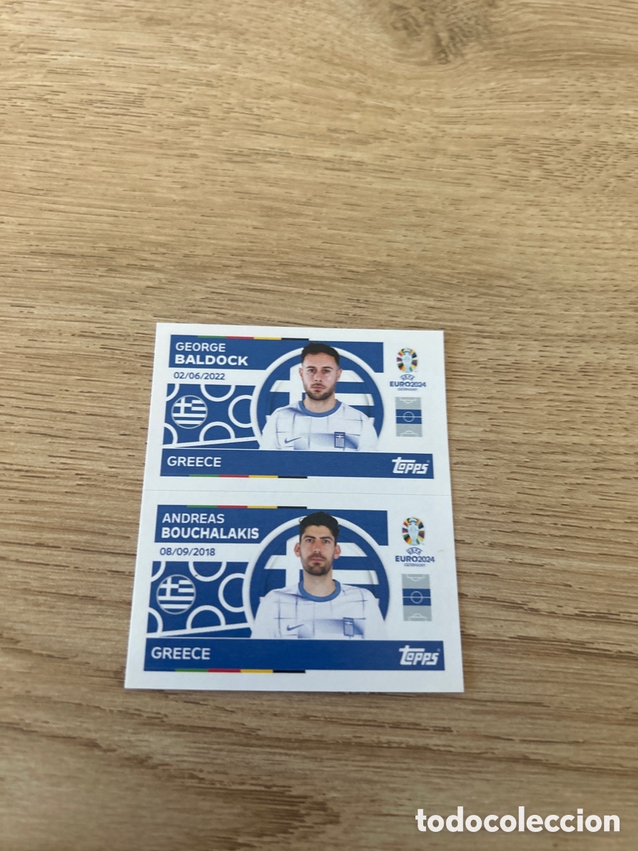 Cromos de F&uacute;tbol: Eurocopa 2024 gre 8 9