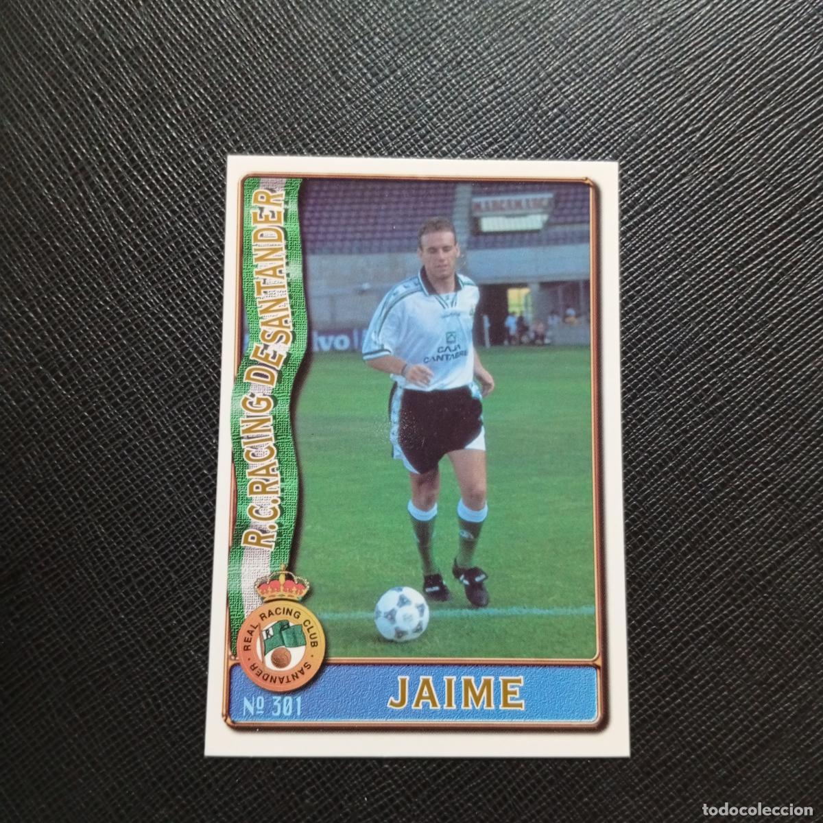 Cromos de F&uacute;tbol: 301 JAIME RACING SANTANDER MUNDICROMO 1996 1997 CROMO FUTBOL 96 97 - A206 PG45