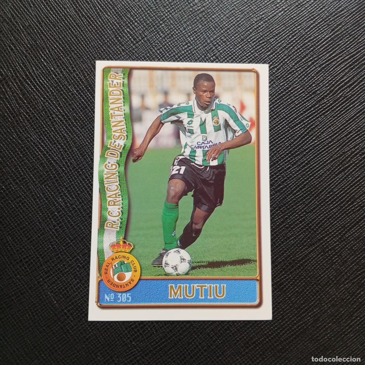 Fu&szlig;ball-Sticker: 305 MUTIU RACING SANTANDER MUNDICROMO 1996 1997 CROMO FUTBOL 96 97 - A206 PG46 BAJA