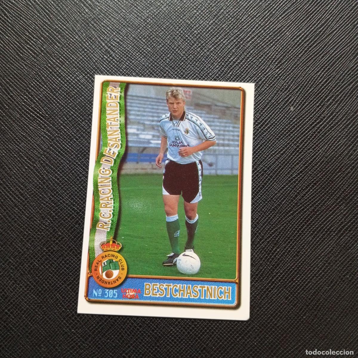 Cromos de Futebol: 305 BESTCHASTNICH RACING SANTANDER MUNDICROMO 1996 1997 CROMO FUTBOL 96 97 - A206 PG46 ULTIMA HORA