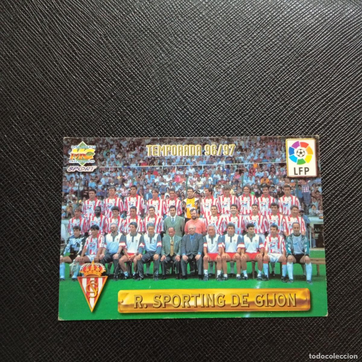 Cromos de F&uacute;tbol: 307 PLANTILLA SPORTING GIJON MUNDICROMO 1996 1997 CROMO FUTBOL 96 97 - A206 PG47