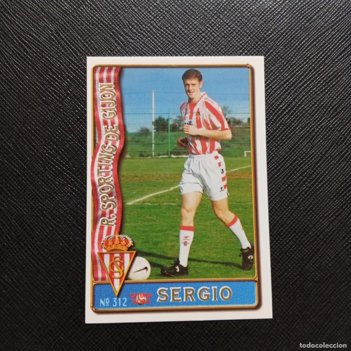 Cartes &agrave; collectionner de Football: 312 SERGIO SPORTING GIJON MUNDICROMO 1996 1997 CROMO FUTBOL 96 97 - A206 PG48 ULTIMA HORA