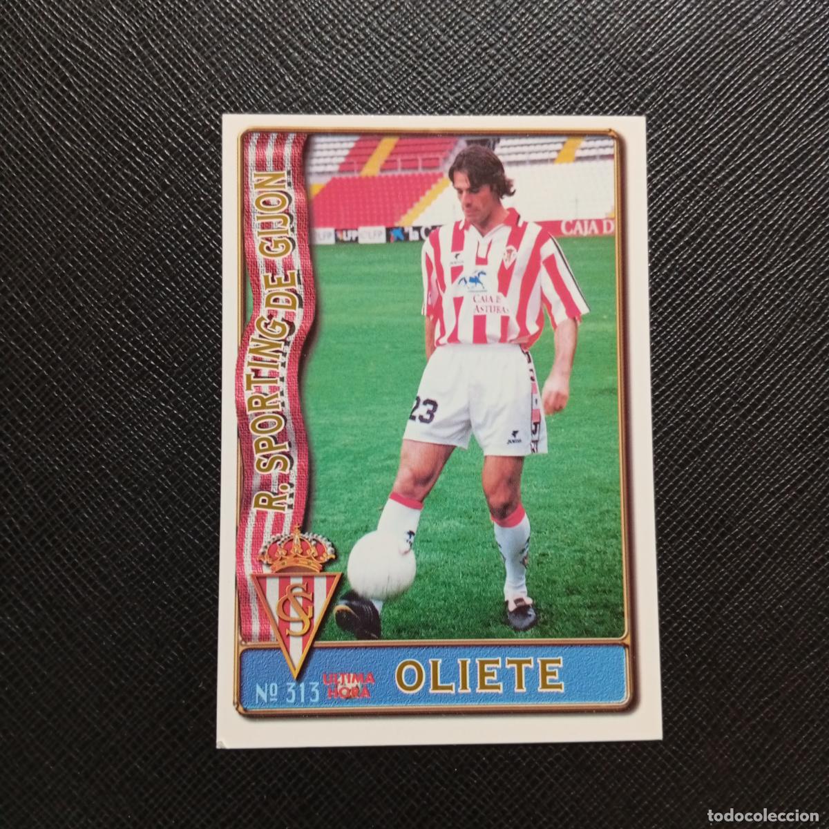 Cartes &agrave; collectionner de Football: 313 OLIETE SPORTING GIJON MUNDICROMO 1996 1997 CROMO FUTBOL 96 97 - A206 PG48 ULTIMA HORA