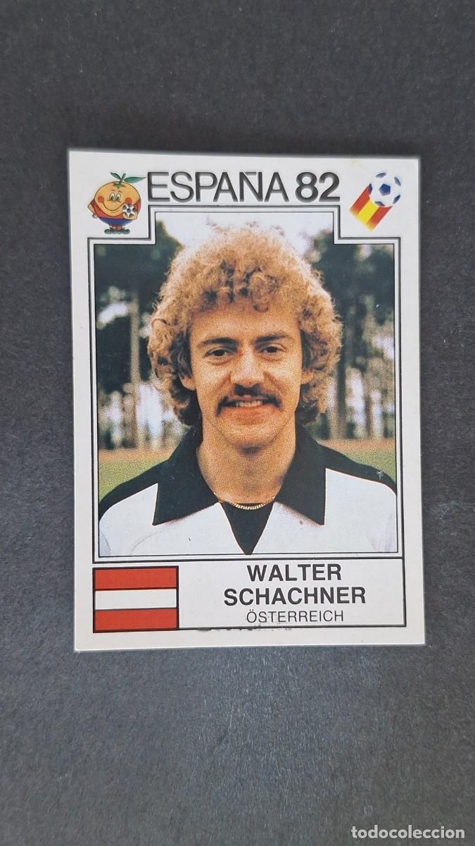 Cromos de F&uacute;tbol: L2 WALTER SCHACHNER SELECCION AUSTRIA 141 MUNDIAL ESPA&Ntilde;A 1982 82 PANINI NUNCA PEGADO SIN PEGAR