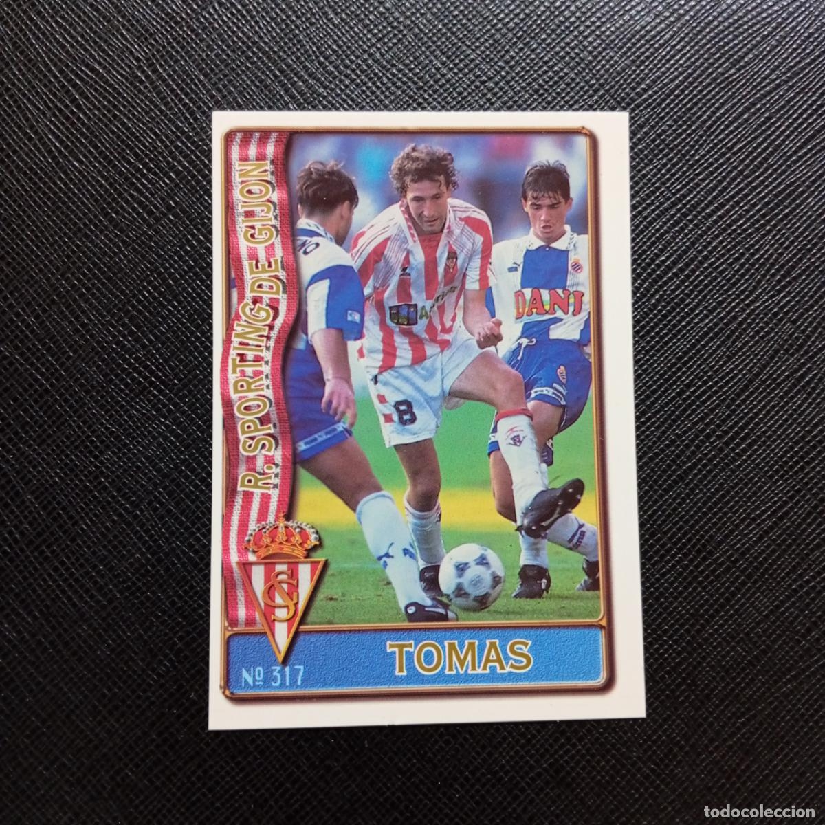 Cromos de F&uacute;tbol: 317 TOMAS SPORTING GIJON MUNDICROMO 1996 1997 CROMO FUTBOL 96 97 - A206 PG48