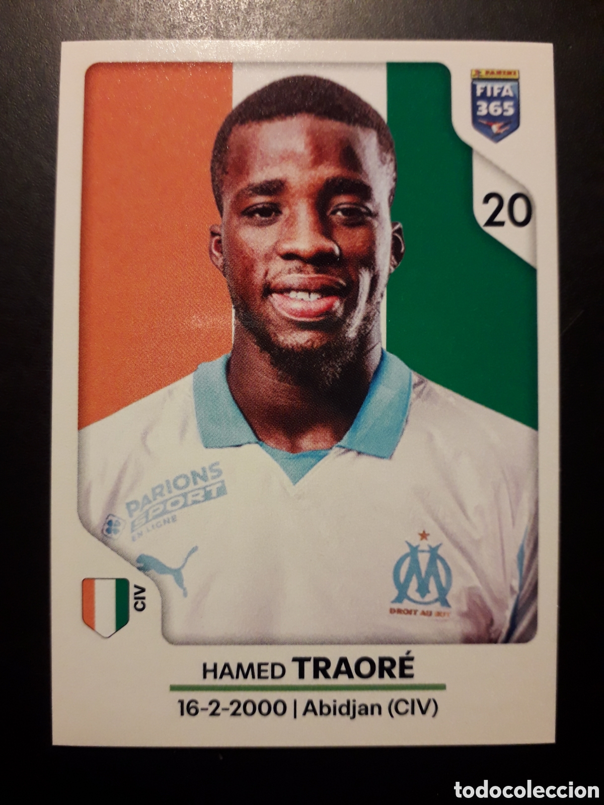 Cromos de F&uacute;tbol: TRAOR&Eacute; OLYMPIQUE DE MARSELLA, N&deg; 131 FIFA 365 STICKER 2026 PEDIDO M&Iacute;NIMO 3&euro;