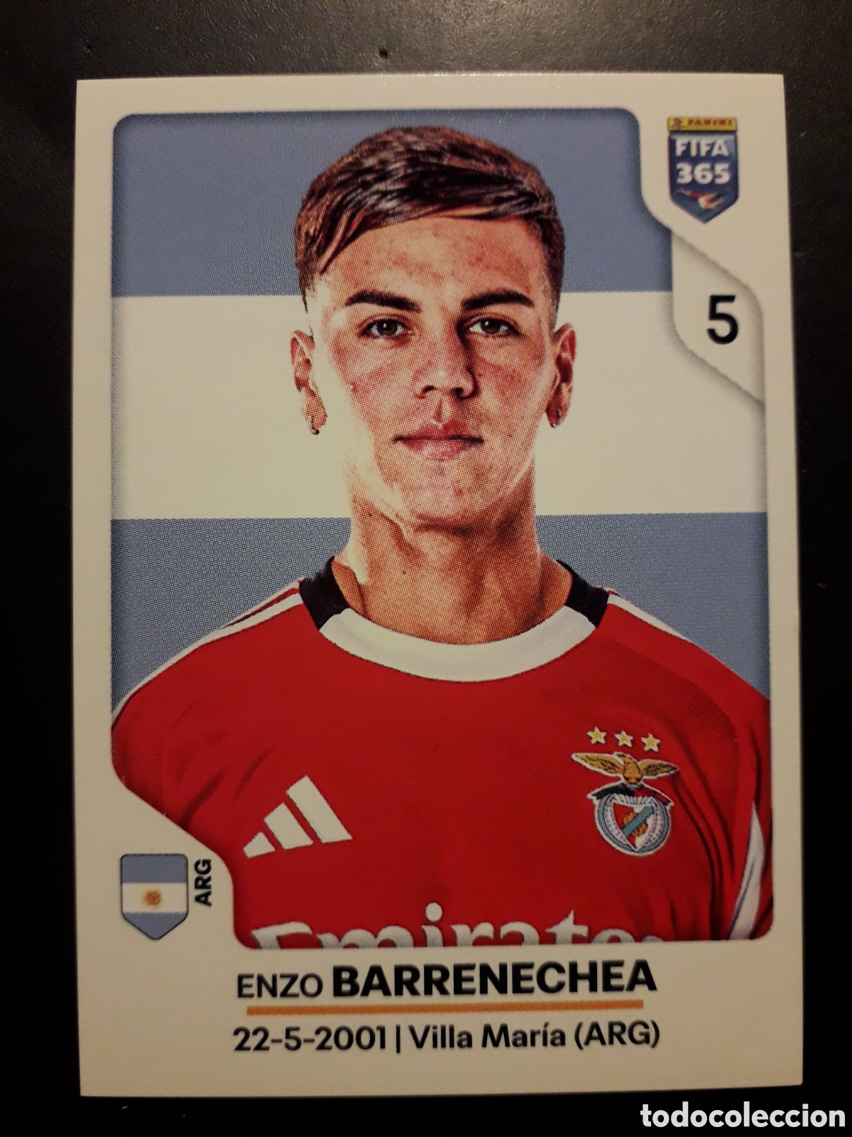 Cromos de Futebol: BARRENECHEA BENFICA, N&deg; 378 FIFA 365 PANINI STICKER 2026 PEDIDO M&Iacute;NIMO 3&euro;