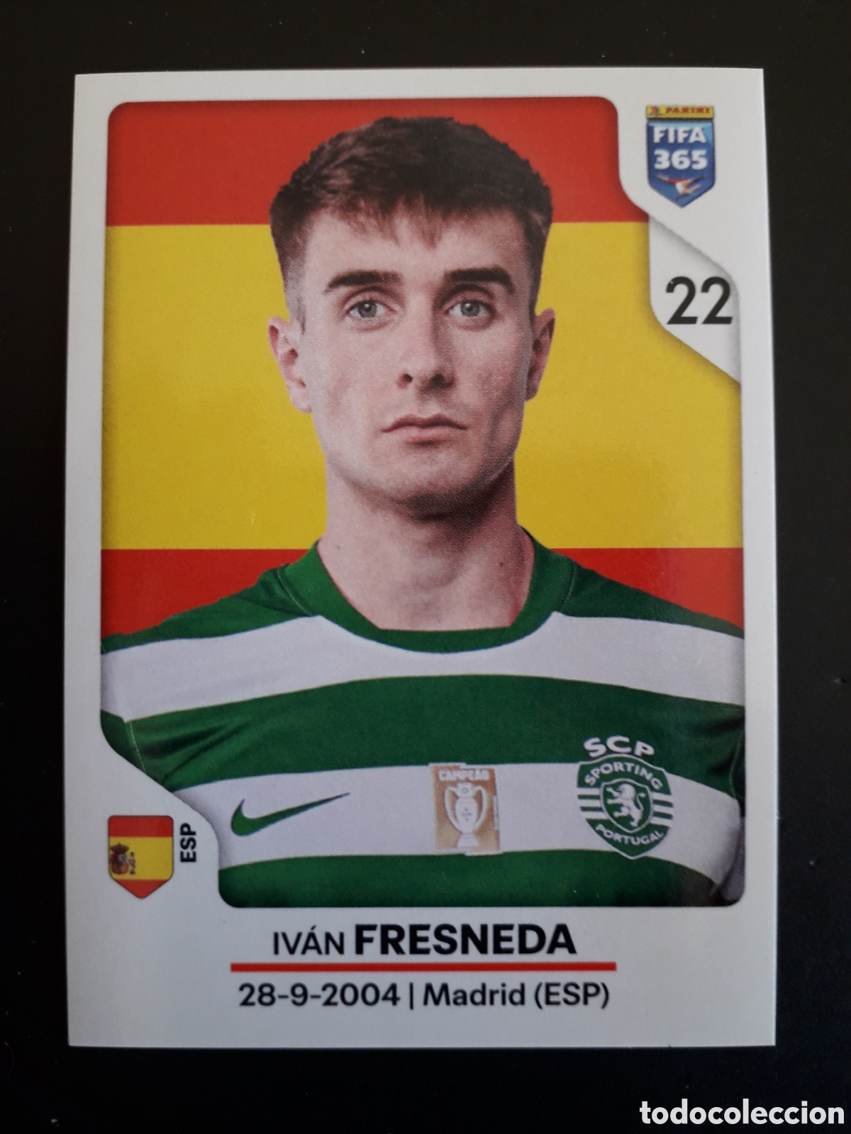 Cromos de Futebol: IV&Aacute;N FRESNEDA SPORTING DE PORTUGAL, N&deg; 411 FIFA 365 PANINI STICKER 2026 PEDIDO M&Iacute;NIMO 3&euro;