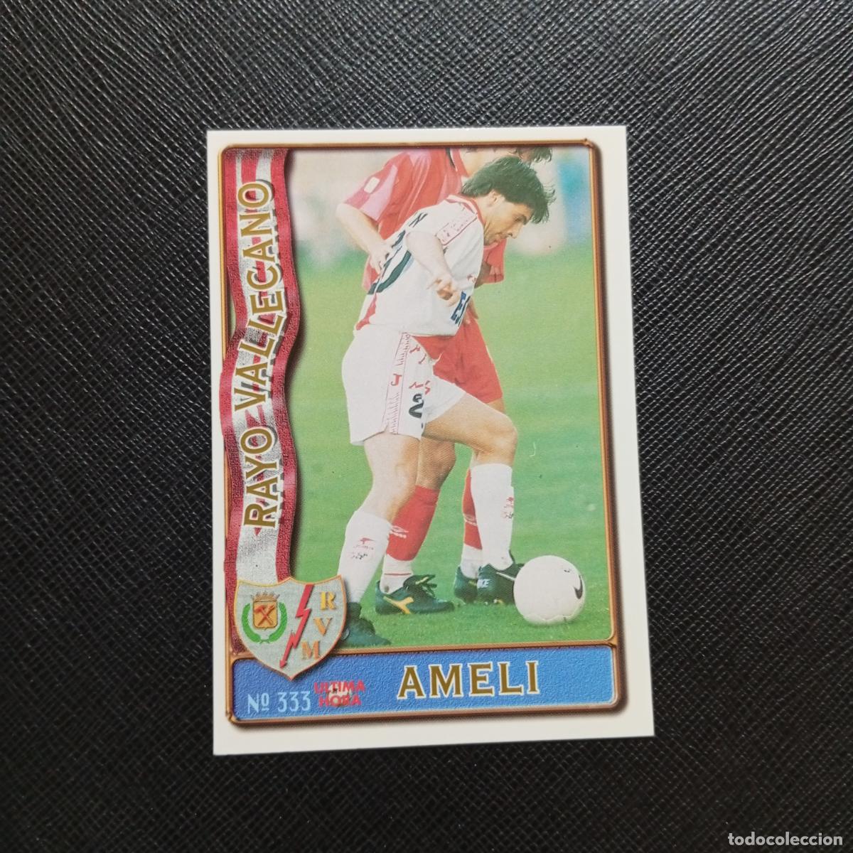 Cromos de F&uacute;tbol: 333 AMELI RAYO VALLECANO MUNDICROMO 1996 1997 CROMO FUTBOL 96 97 - A206 PG50 ULTIMA HORA