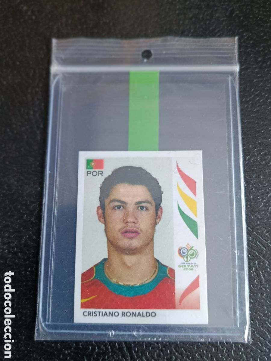 Cromos de F&uacute;tbol: CRISTIANO RONALDO/ROOKIE PORTUGAL/CROMO ALBUM FIFA WORLD CUP GERMANY 2006/PANINI N&ordm; 298