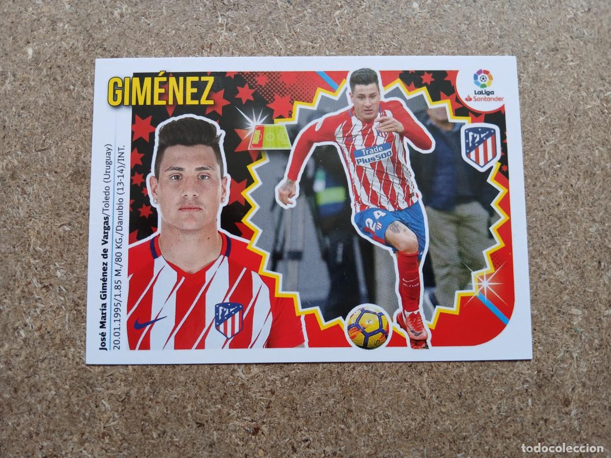 Fu&szlig;ball-Sticker: GIMENEZ - ATLETICO DE MADRID N&ordm; 5 LIGA ESTE 2018 2019 - 18 19