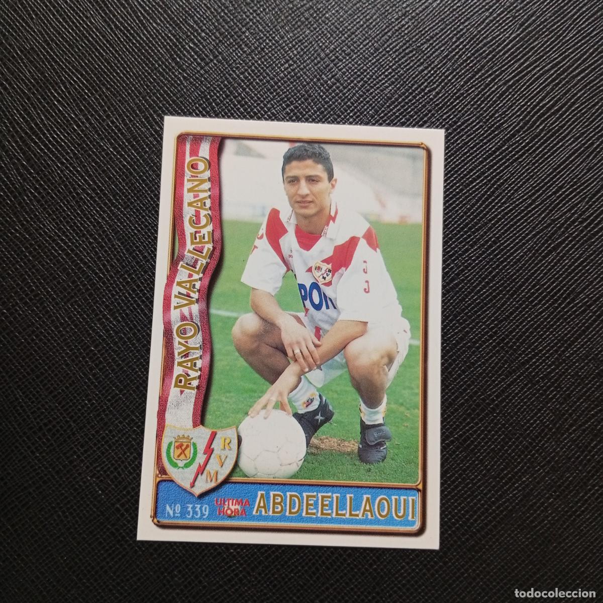 Cromos de Futebol: 339 ABDEELLAOUI RAYO VALLECANO MUNDICROMO 1996 1997 CROMO FUTBOL 96 97 - A206 PG51 ULTIMA HORA