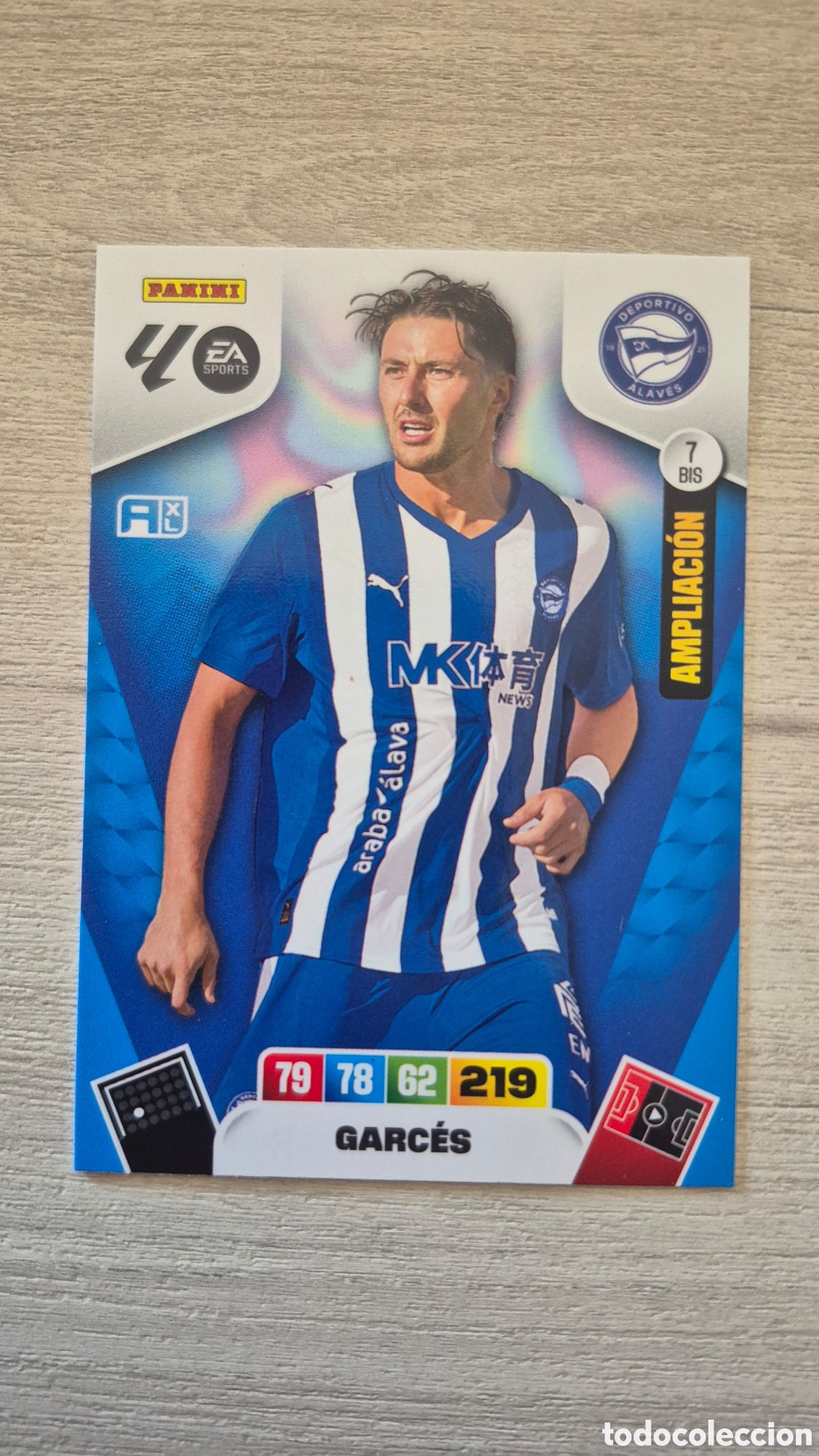 Cromos de F&uacute;tbol: N&deg;7Bis Alaves Garces Adrenalyn 25/26