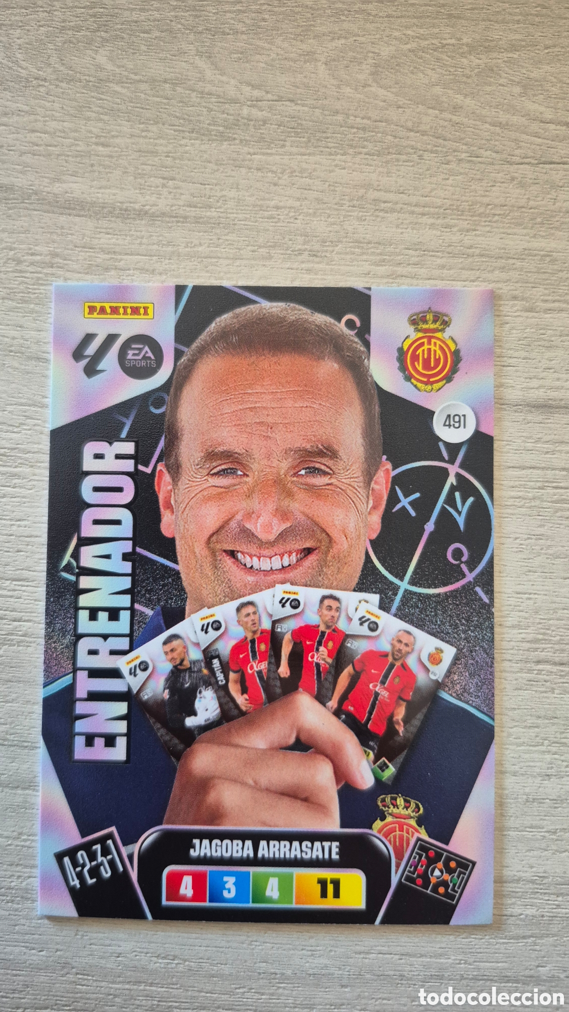 Cromos de F&uacute;tbol: N&deg;491 Mallorca Jagoba Arrasate Adrenalyn 25/26