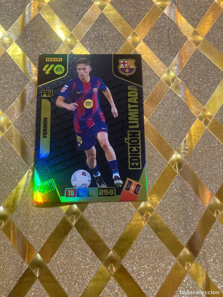 Cromos de F&uacute;tbol: CROMO FUTBOL FERMIN BARCELONA EDICION LIMITADA POCKET BOX PLATINUM ADRENALYN XL 2025 2026 PANINI !
