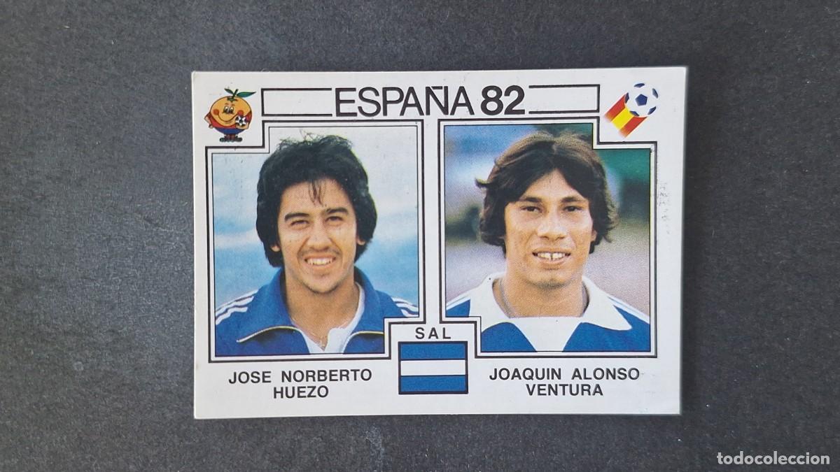 Cromos de Futebol: L2 HUEZO - VENTURA SELECCION EL SALVADOR 224 MUNDIAL ESPA&Ntilde;A 1982 82 PANINI NUNCA PEGADO SIN PEGAR