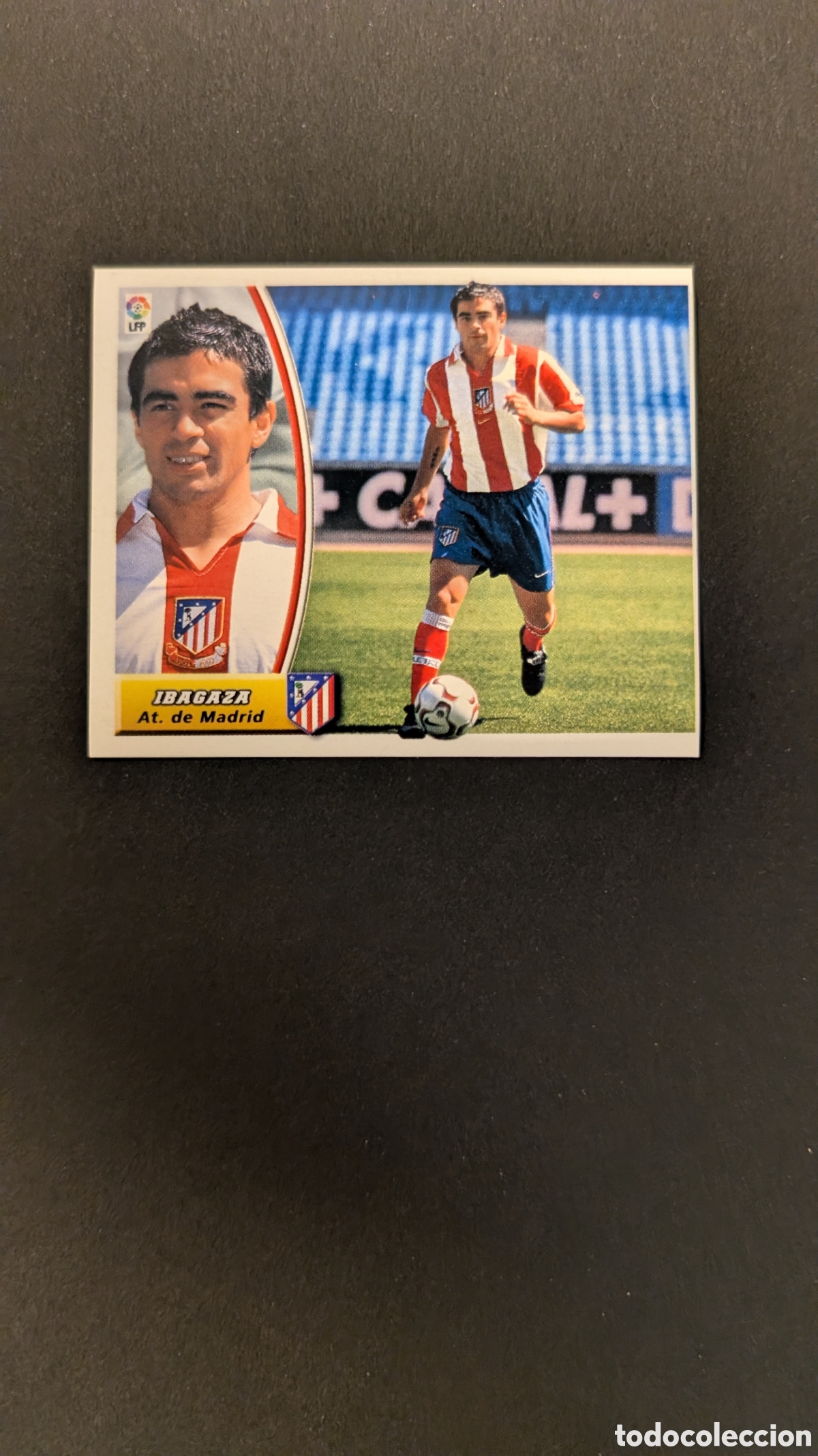 Cromos de F&uacute;tbol: IBAGAZA ATLETICO MADRID FICHAJE 42 LIGA ESTE 2003/04 03 04 NUNCA PEGADO SIN PEGAR