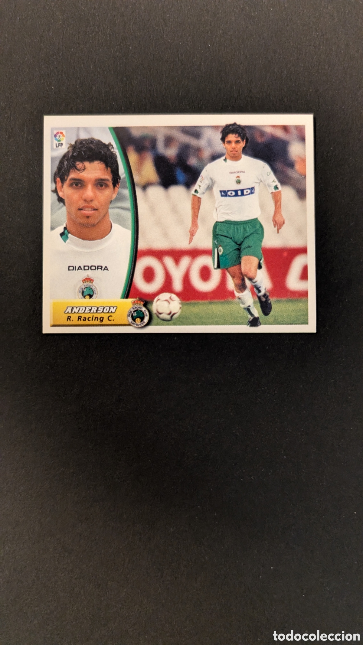 Cromos de F&uacute;tbol: ANDERSON RACING SANTANDER FICHAJE 16 BIS LIGA ESTE 2003/04 03 04 NUNCA PEGADO SIN PEGAR