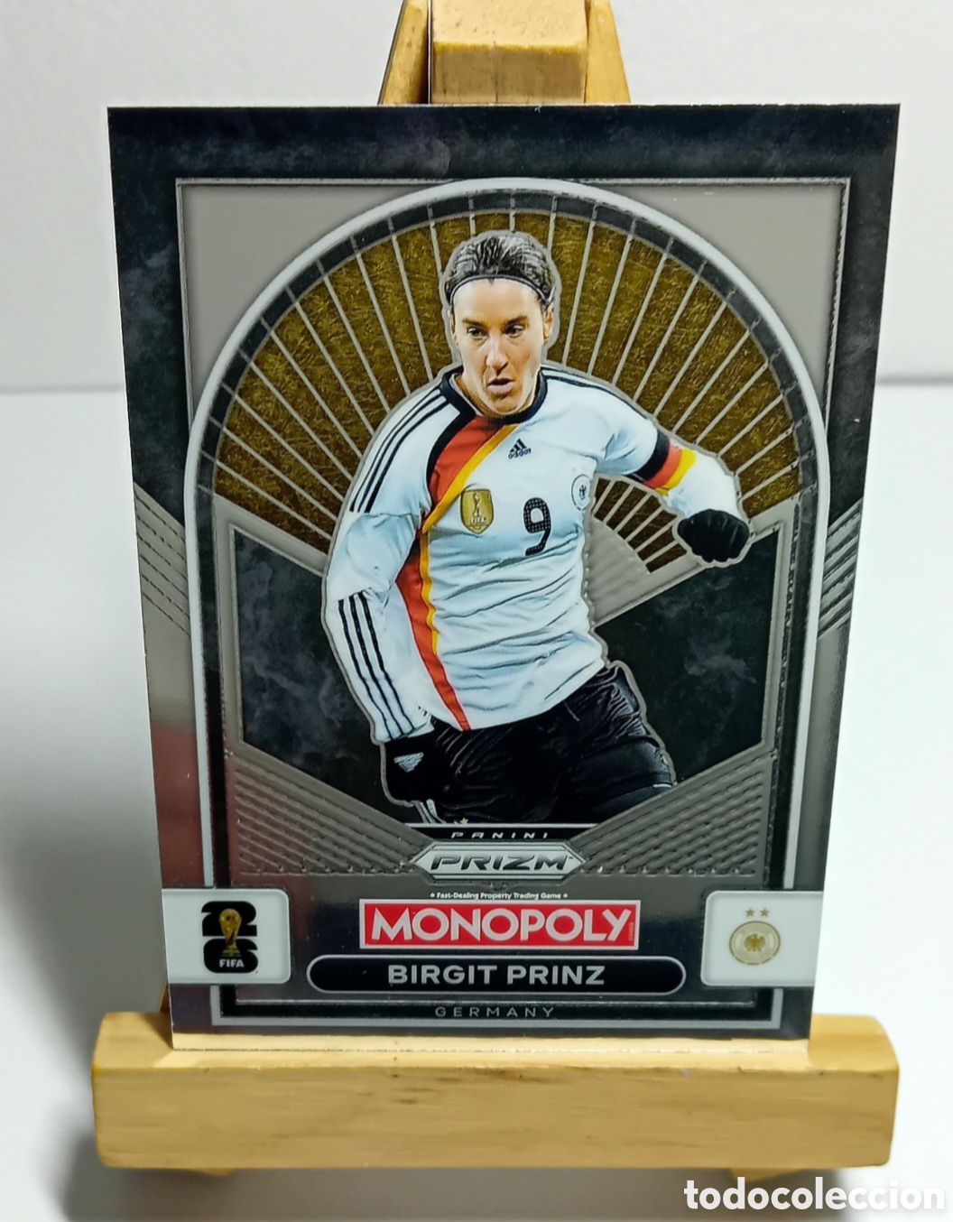 Cromos de F&uacute;tbol: BIRGIT PRINZ CONE 2026 ALEMANIA MONOPOLY PRIZM PANINI.