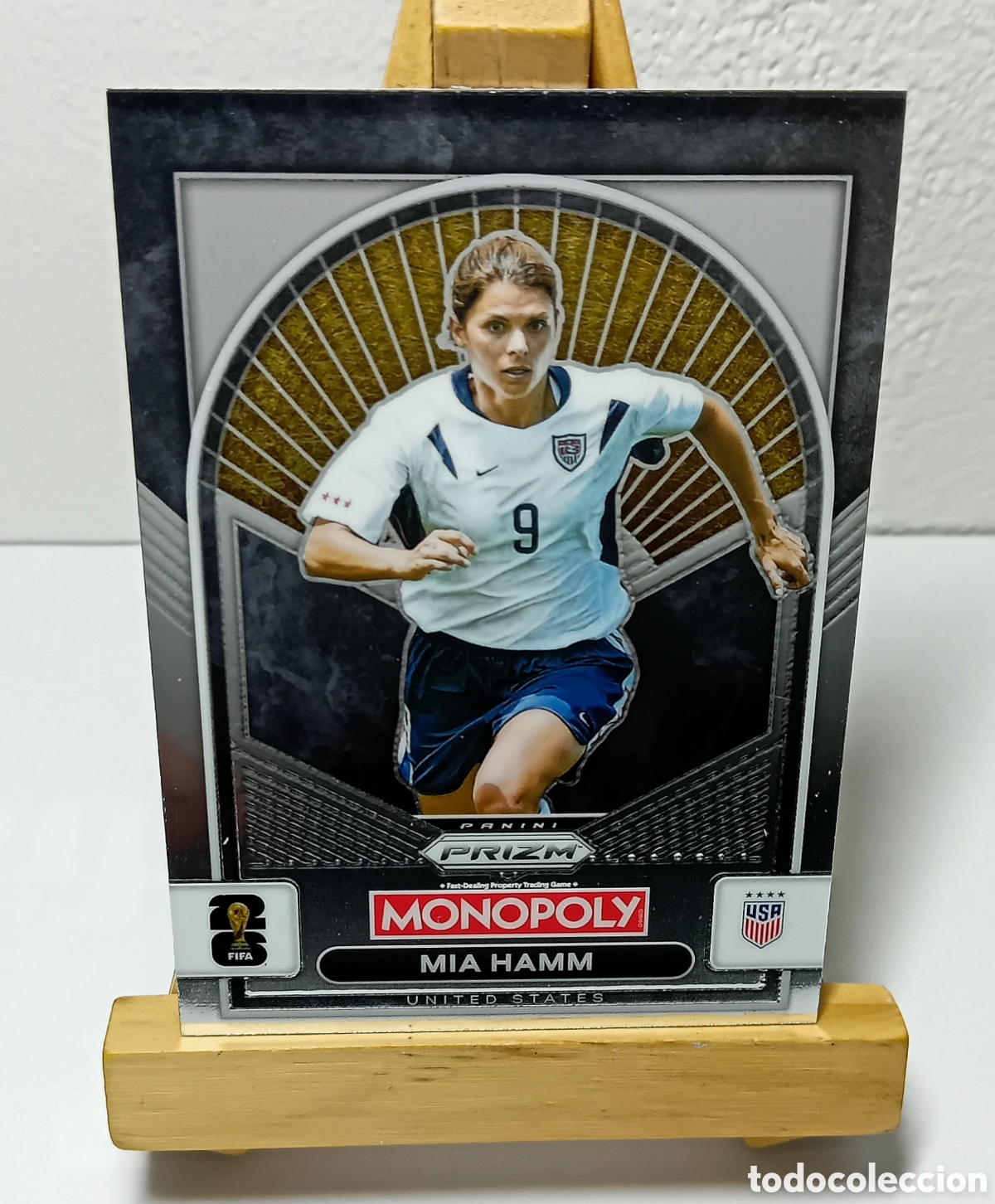 Cromos de F&uacute;tbol: MIA HAMM 2026 USA MONOPOLY PRIZM PANINI.