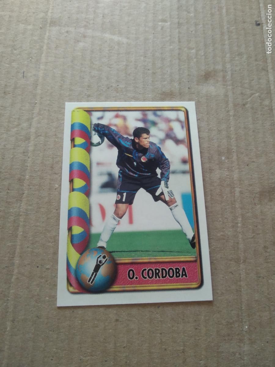 Football Stickers: 157 CORDOBA COLOMBIA CROMO FUTBOL MUNDIAL 1998 NAVARRETE WORLD CUP COPA DEL MUNDO