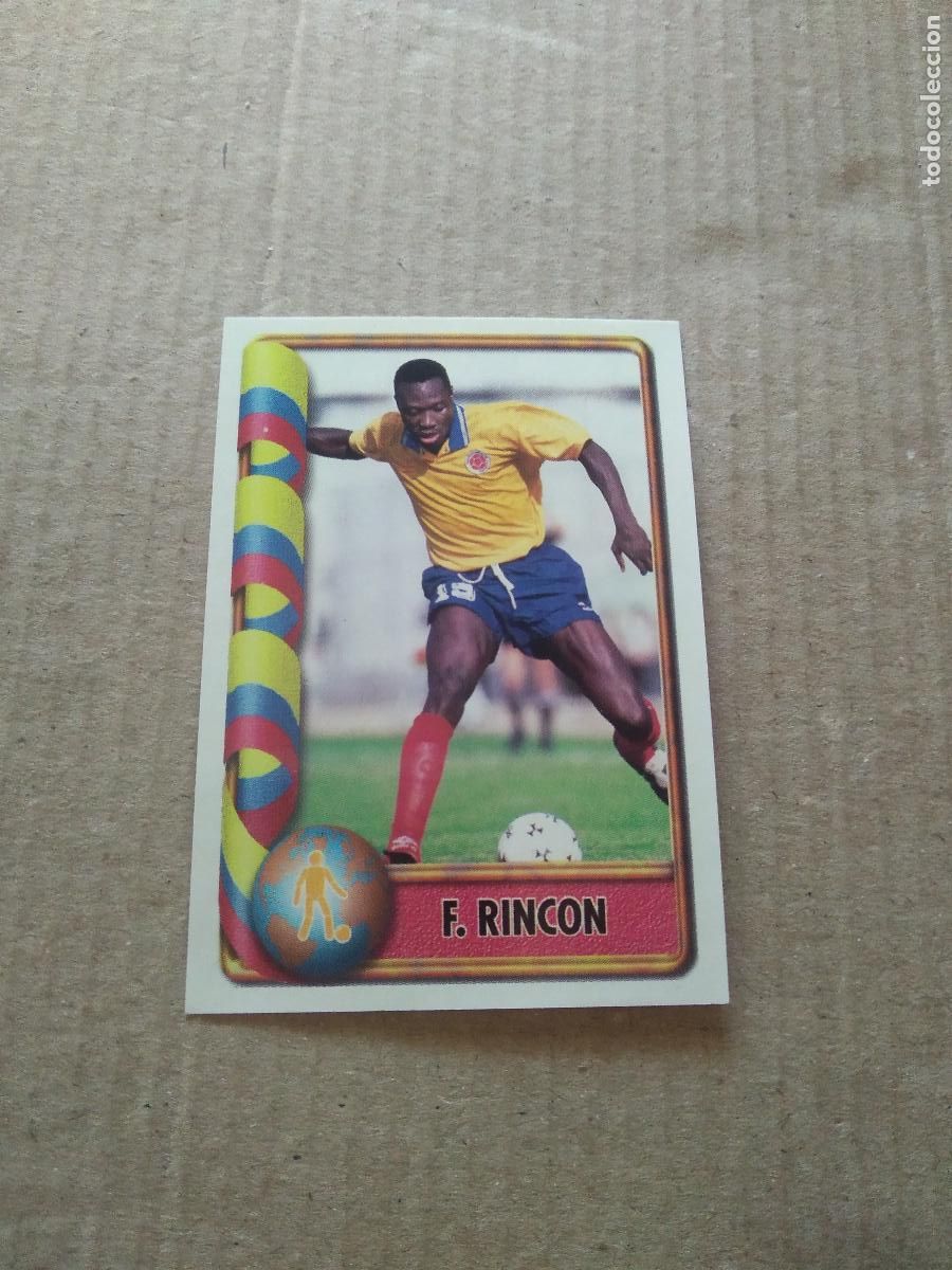 Cromos de F&uacute;tbol: 163 RINCON COLOMBIA CROMO FUTBOL MUNDIAL 1998 NAVARRETE WORLD CUP COPA DEL MUNDO