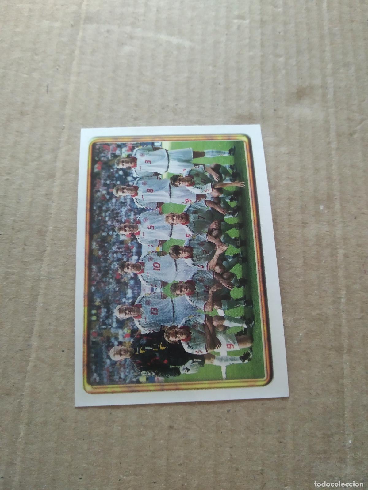 Cromos de F&uacute;tbol: 203 EQUIPO PLANTILLA DINAMARCA CROMO FUTBOL MUNDIAL 1998 NAVARRETE WORLD CUP COPA DEL MUNDO