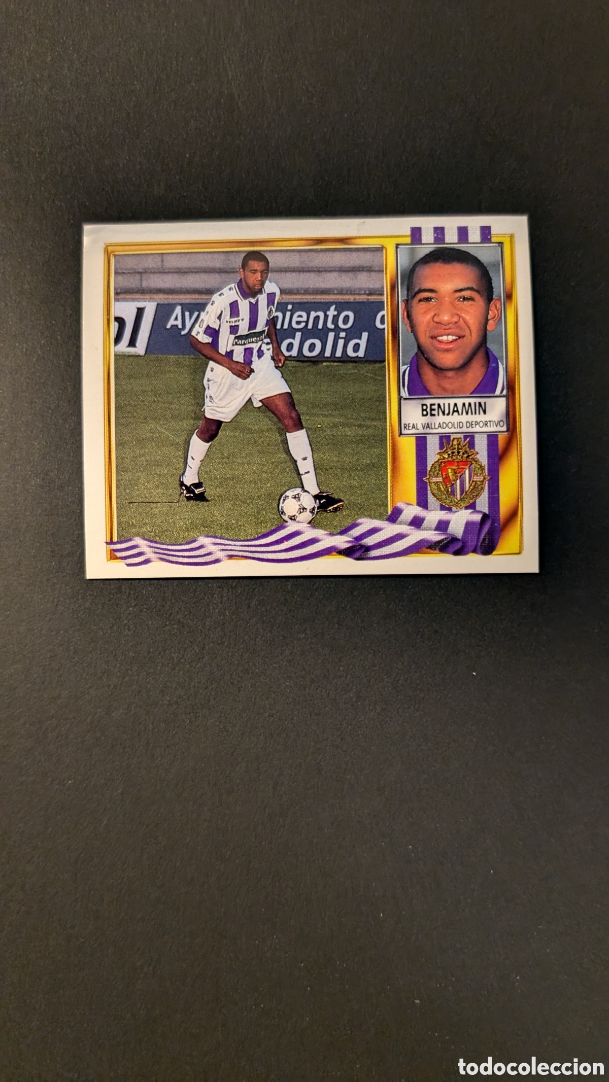Football Stickers: BENJAMIN VALLADOLID VERSION PARQUESOL LIGA ESTE 1995/96 95 96 VENTANILLA