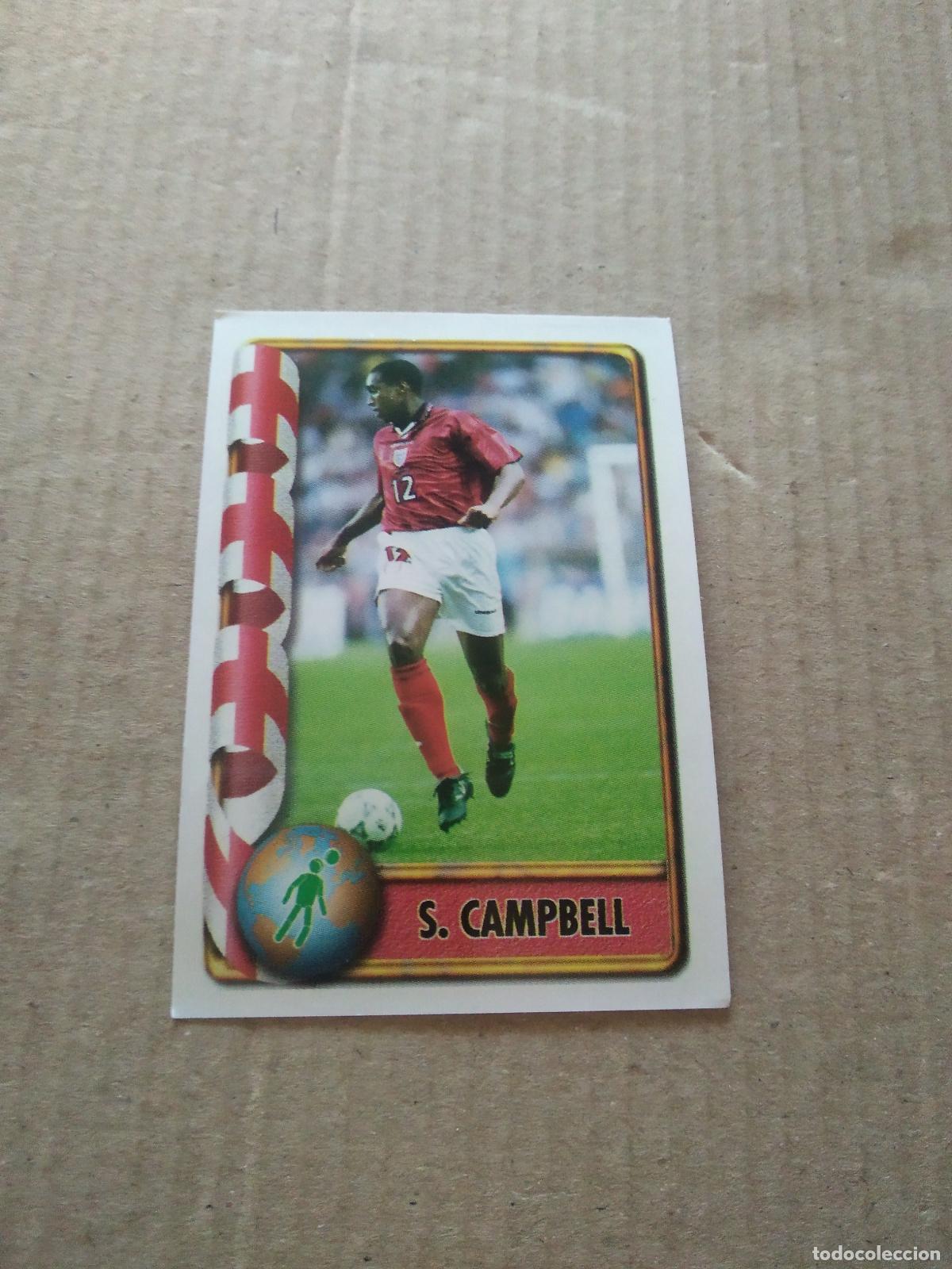 Football Stickers: 306 CAMPBELL INGLATERRA CROMO FUTBOL MUNDIAL 1998 NAVARRETE WORLD CUP COPA DEL MUNDO