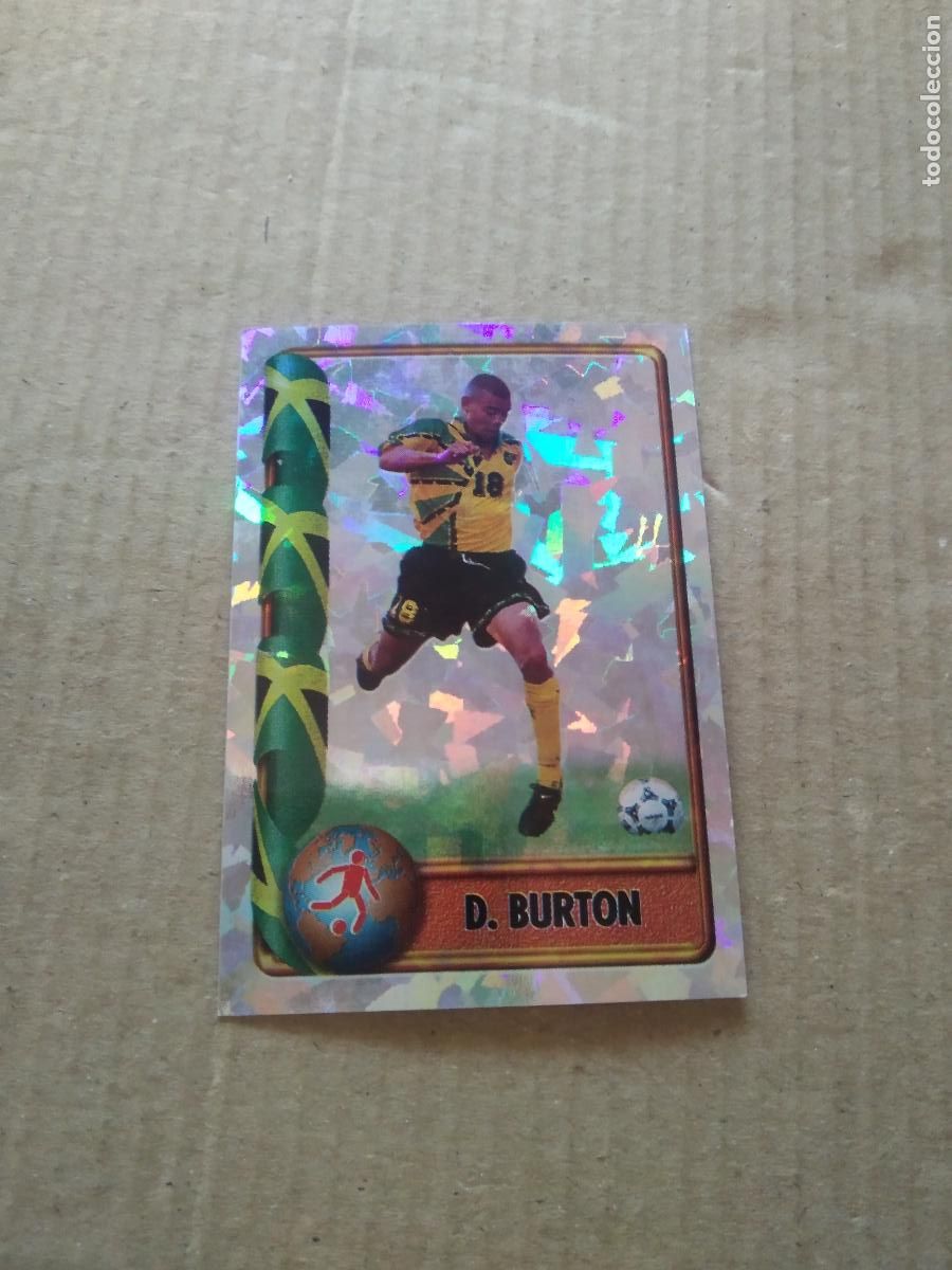Cromos de F&uacute;tbol: 340 BURTON JAMAICA CROMO FUTBOL MUNDIAL 1998 NAVARRETE WORLD CUP COPA DEL MUNDO