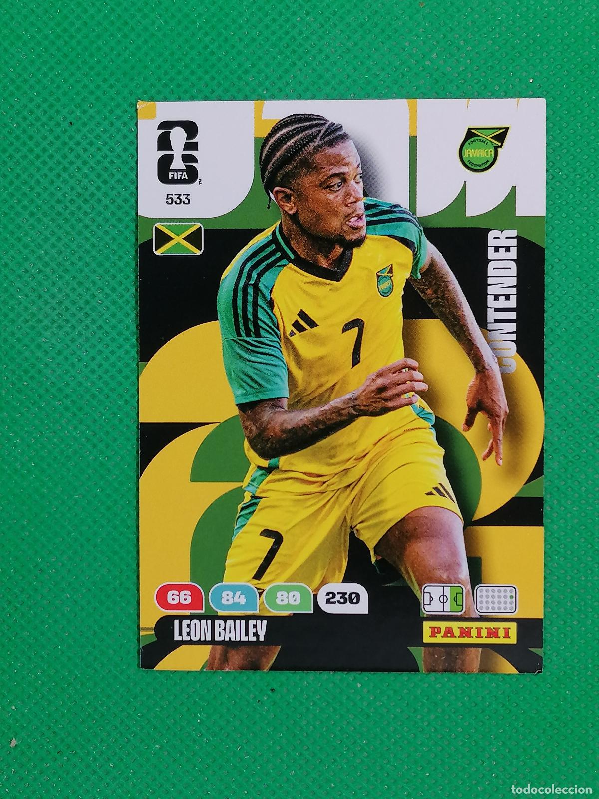 Cromos de Futebol: 533 LEON BAILEY JAMAICA CONTENDER ⚽ PANINI ADRENALYN FIFA WORLD CUP 26 2026 ⚽