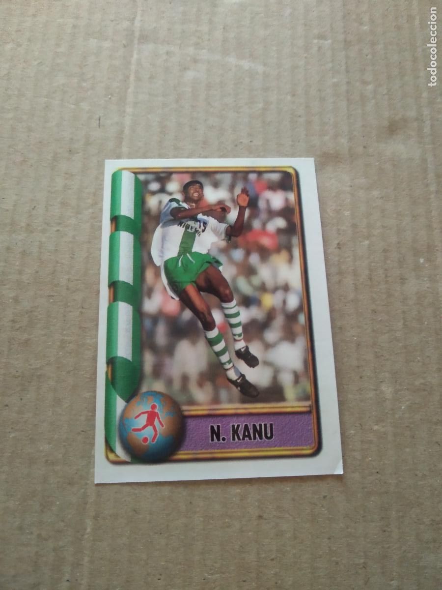 Cromos de F&uacute;tbol: 409 KANU NIGERIA CROMO FUTBOL MUNDIAL 1998 NAVARRETE WORLD CUP COPA DEL MUNDO