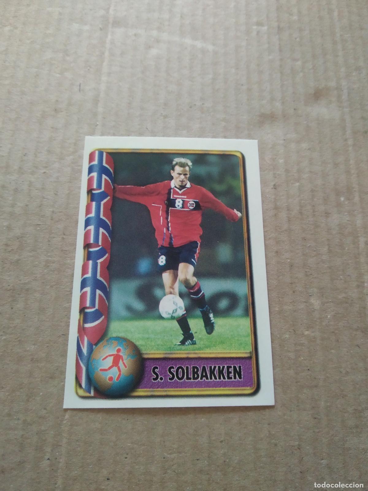 Cromos de F&uacute;tbol: 425 SOLBAKKEN NORUEGA CROMO FUTBOL MUNDIAL 1998 NAVARRETE WORLD CUP COPA DEL MUNDO