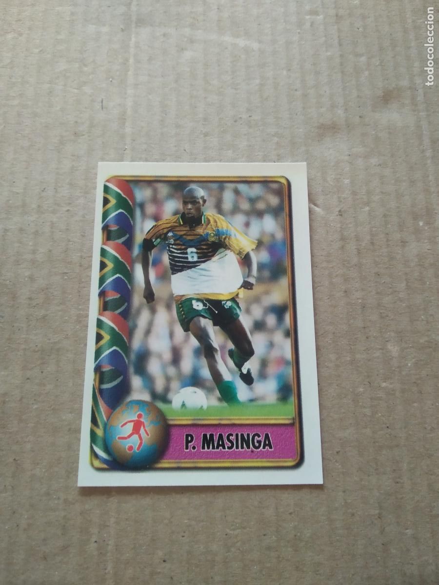 Cromos de F&uacute;tbol: 470 MASINGA SUDAFRICA CROMO FUTBOL MUNDIAL 1998 NAVARRETE WORLD CUP COPA DEL MUNDO