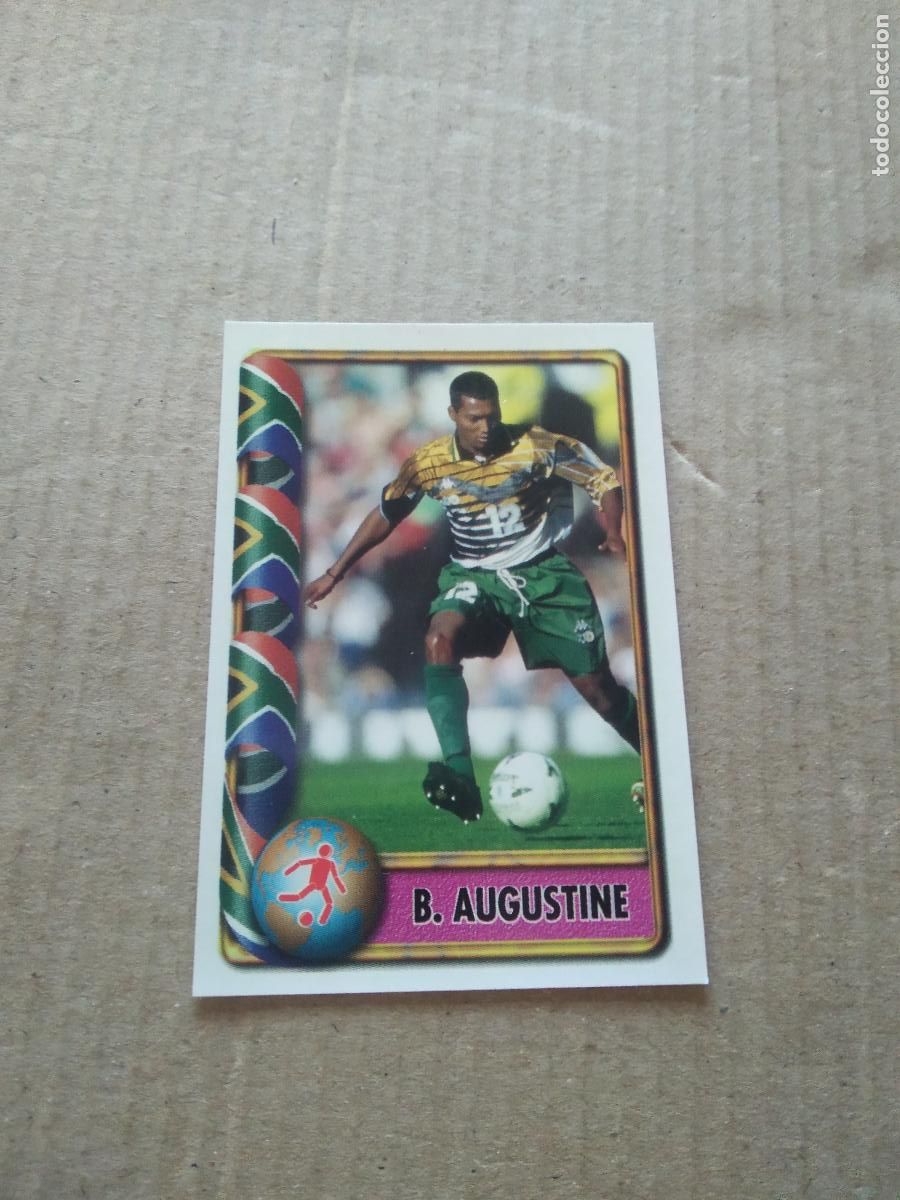 Cromos de F&uacute;tbol: 471 AUGUSTINE SUDAFRICA CROMO FUTBOL MUNDIAL 1998 NAVARRETE WORLD CUP COPA DEL MUNDO