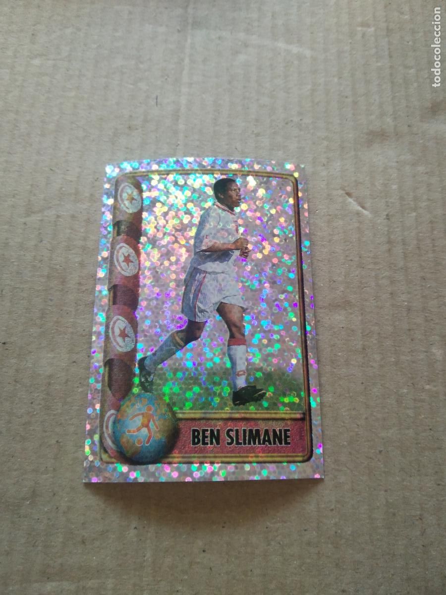 Cromos de F&uacute;tbol: 484 BEN SLIMANE TUNEZ CROMO FUTBOL MUNDIAL 1998 NAVARRETE WORLD CUP COPA DEL MUNDO