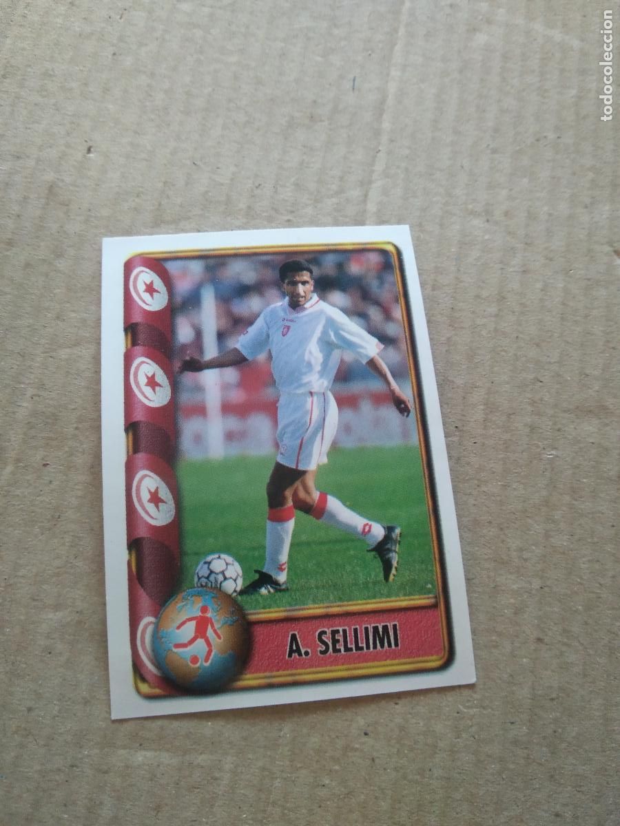 Cromos de F&uacute;tbol: 485 SELLIMI TUNEZ CROMO FUTBOL MUNDIAL 1998 NAVARRETE WORLD CUP COPA DEL MUNDO