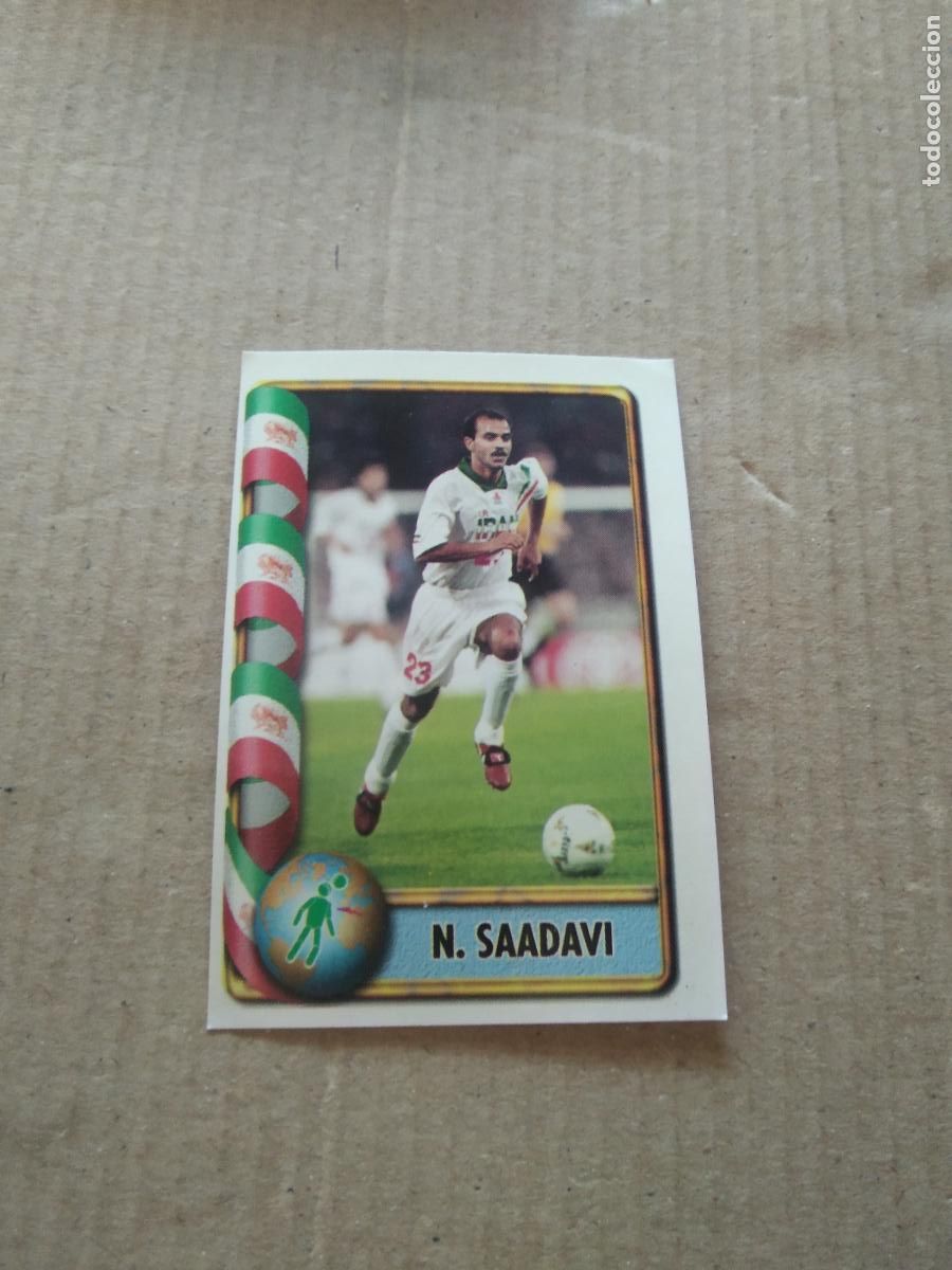 Cromos de F&uacute;tbol: 510 SAADAVI IRAN CROMO FUTBOL MUNDIAL 1998 NAVARRETE WORLD CUP COPA DEL MUNDO